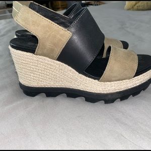 Sorel Joanie Slingback Wedge Sandals NWOB